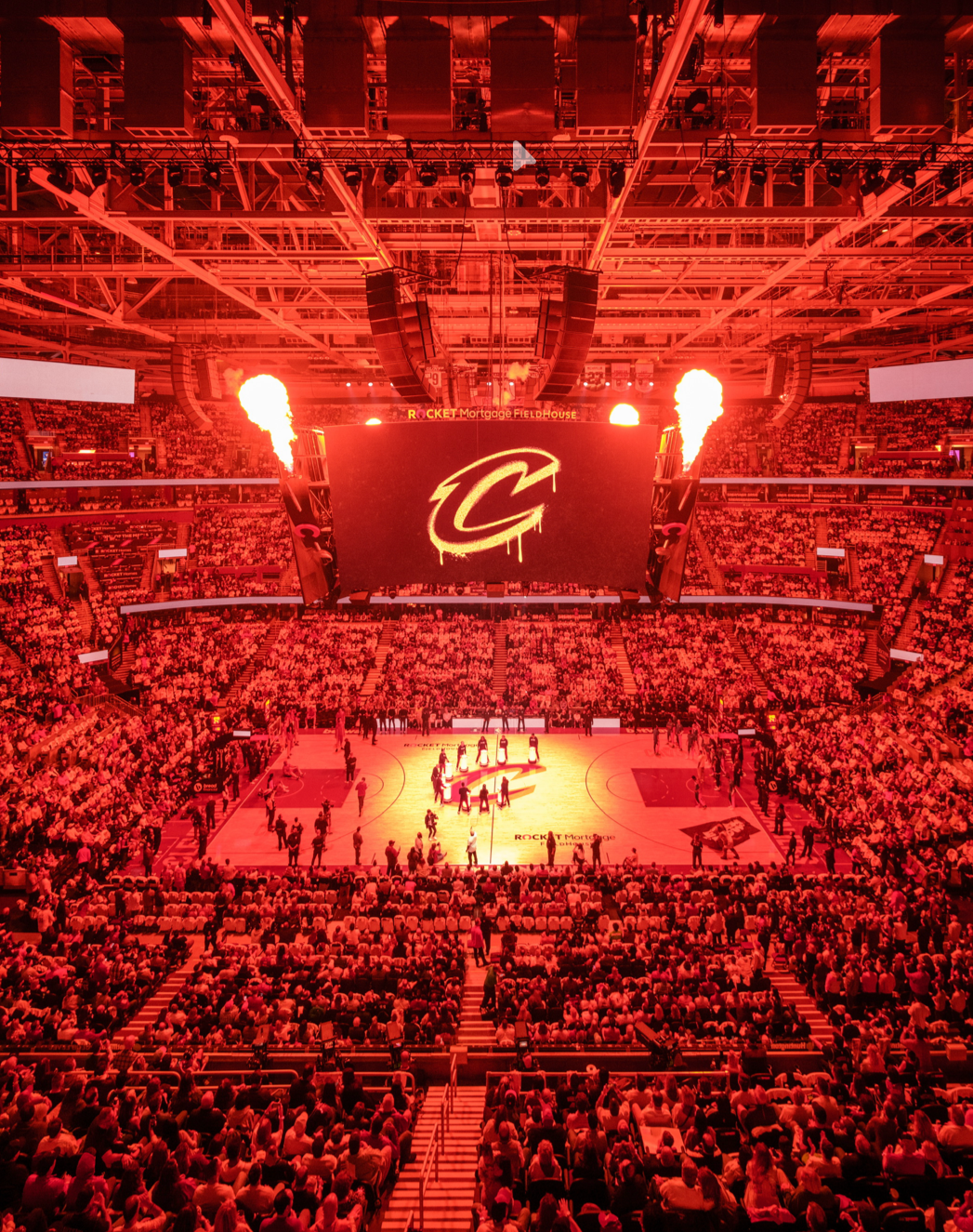 Home Opener Basketball in Cleveland, Ohio