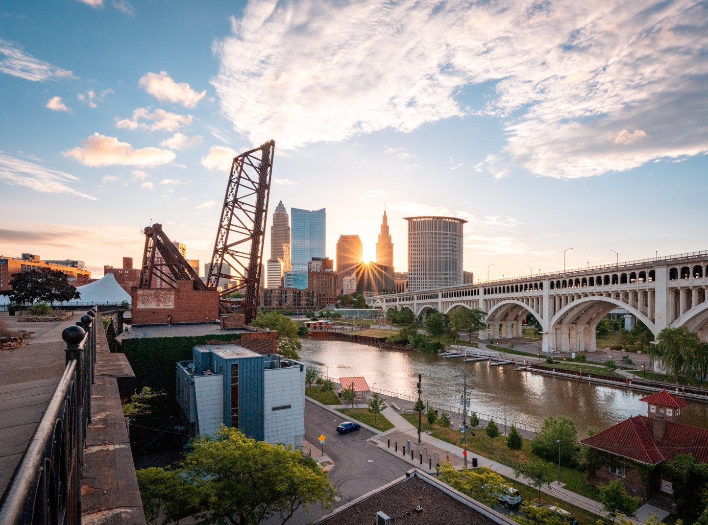 June Sunflares in Cleveland, Ohio