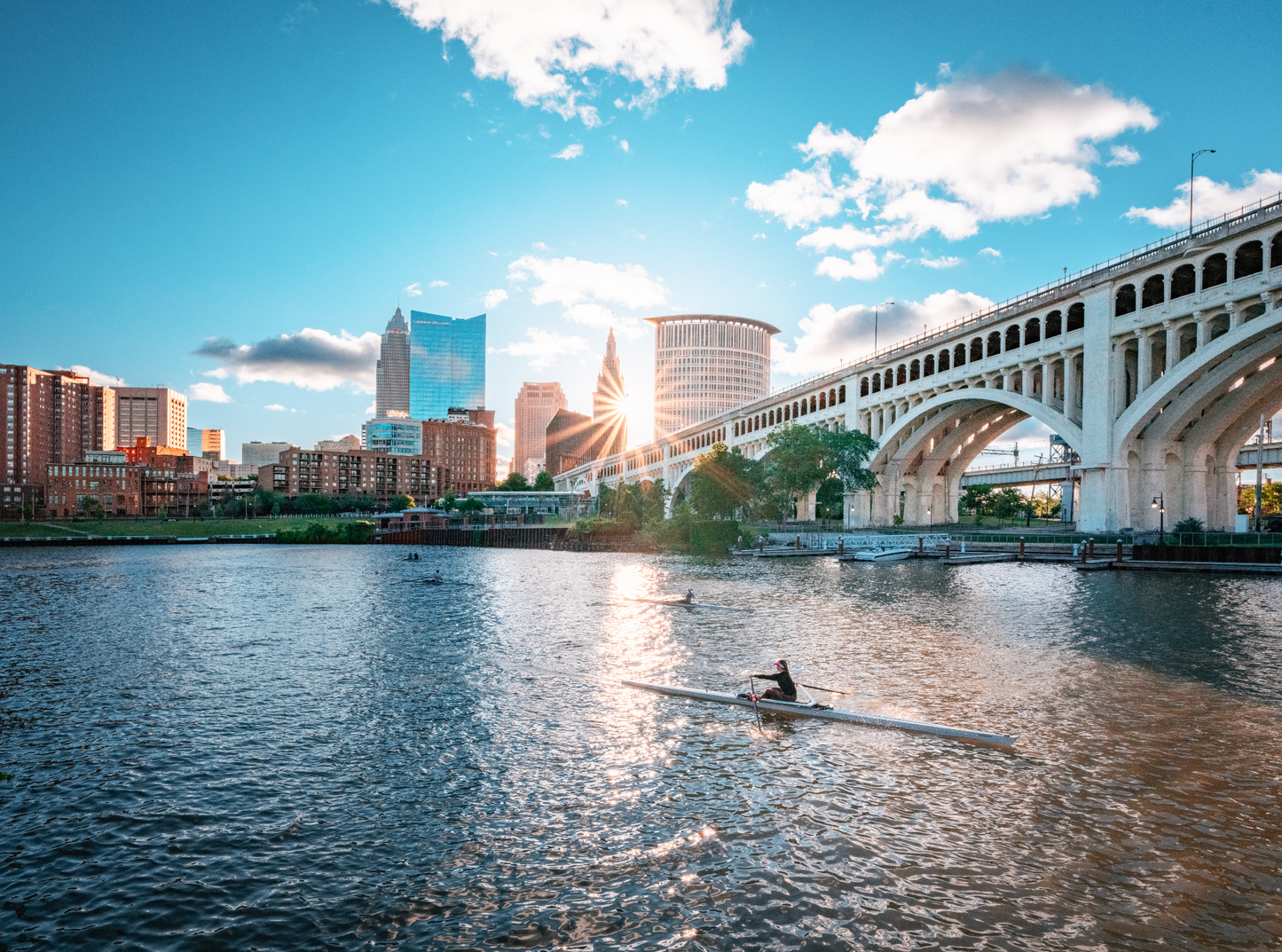 A Monday Row in Cleveland, Ohio