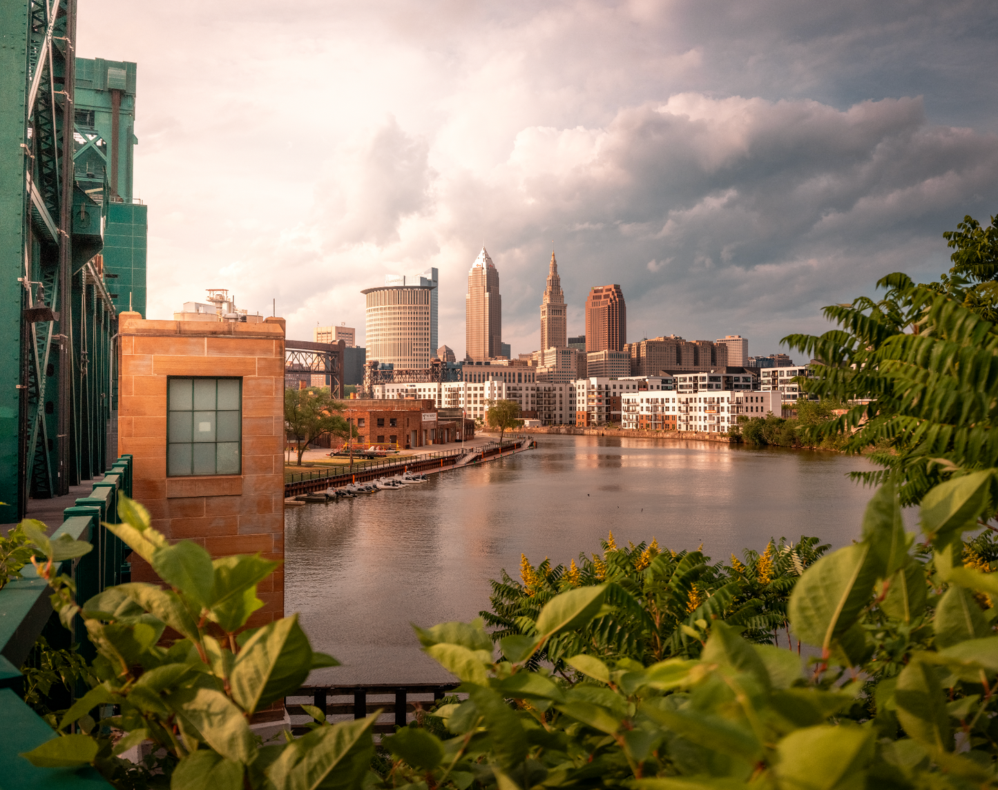 Golden Hour Clouds in Cleveland, Ohio