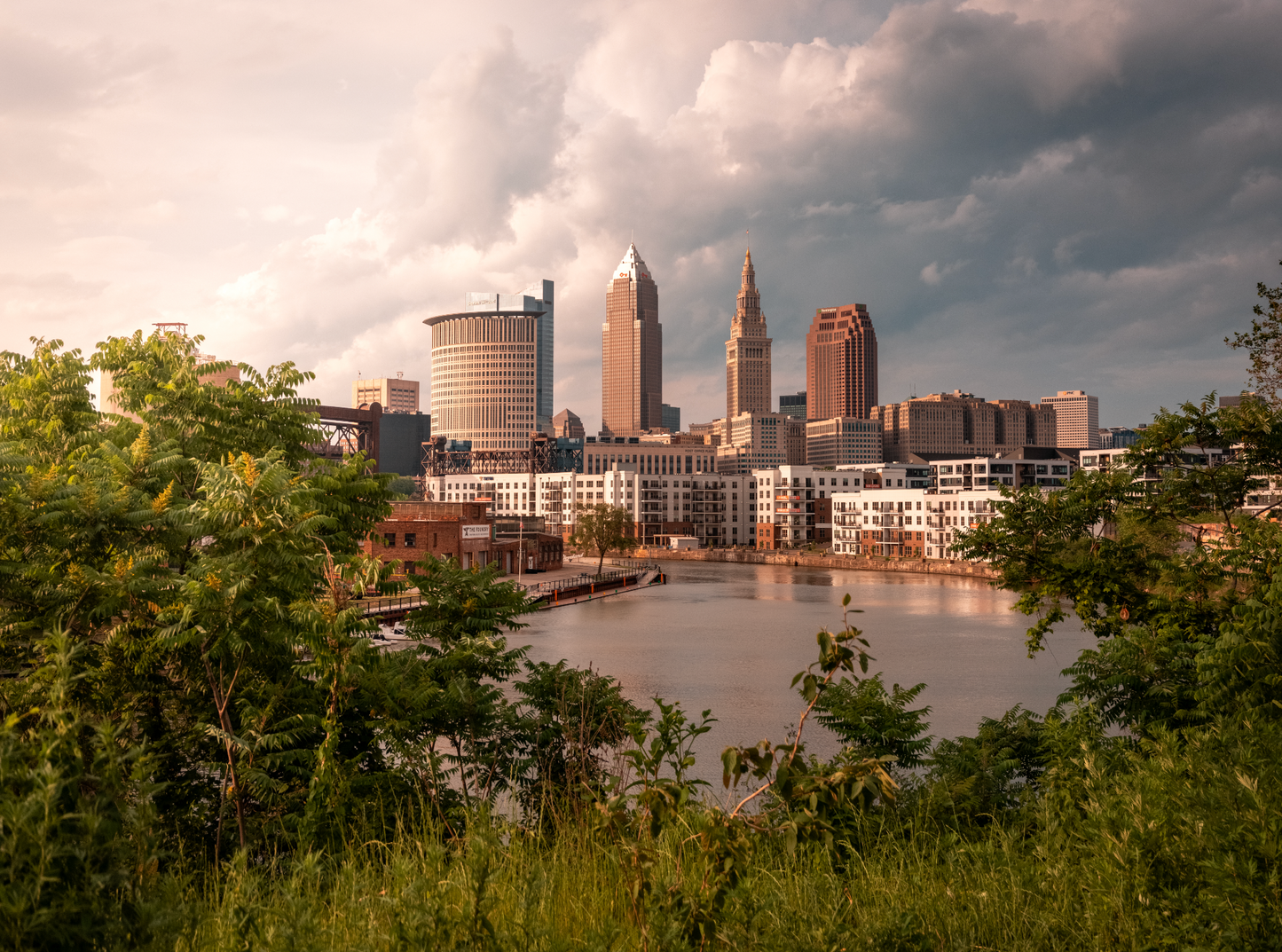 Cuyahoga River Frames in Cleveland, Ohio