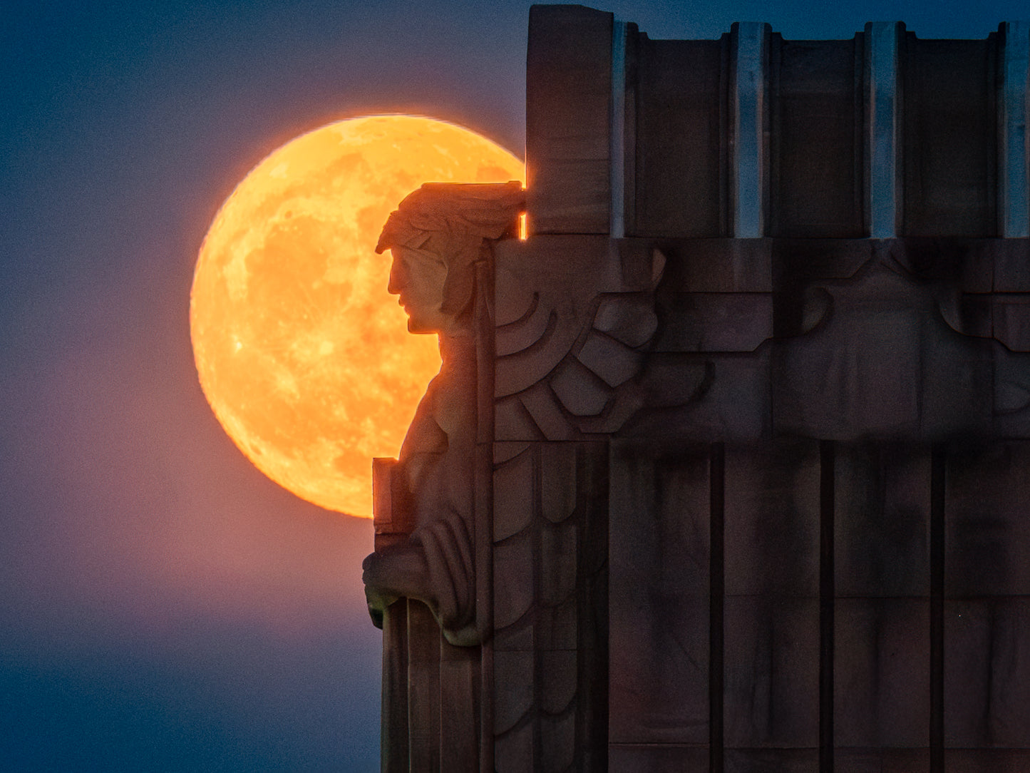 A June Moon in Cleveland, Ohio