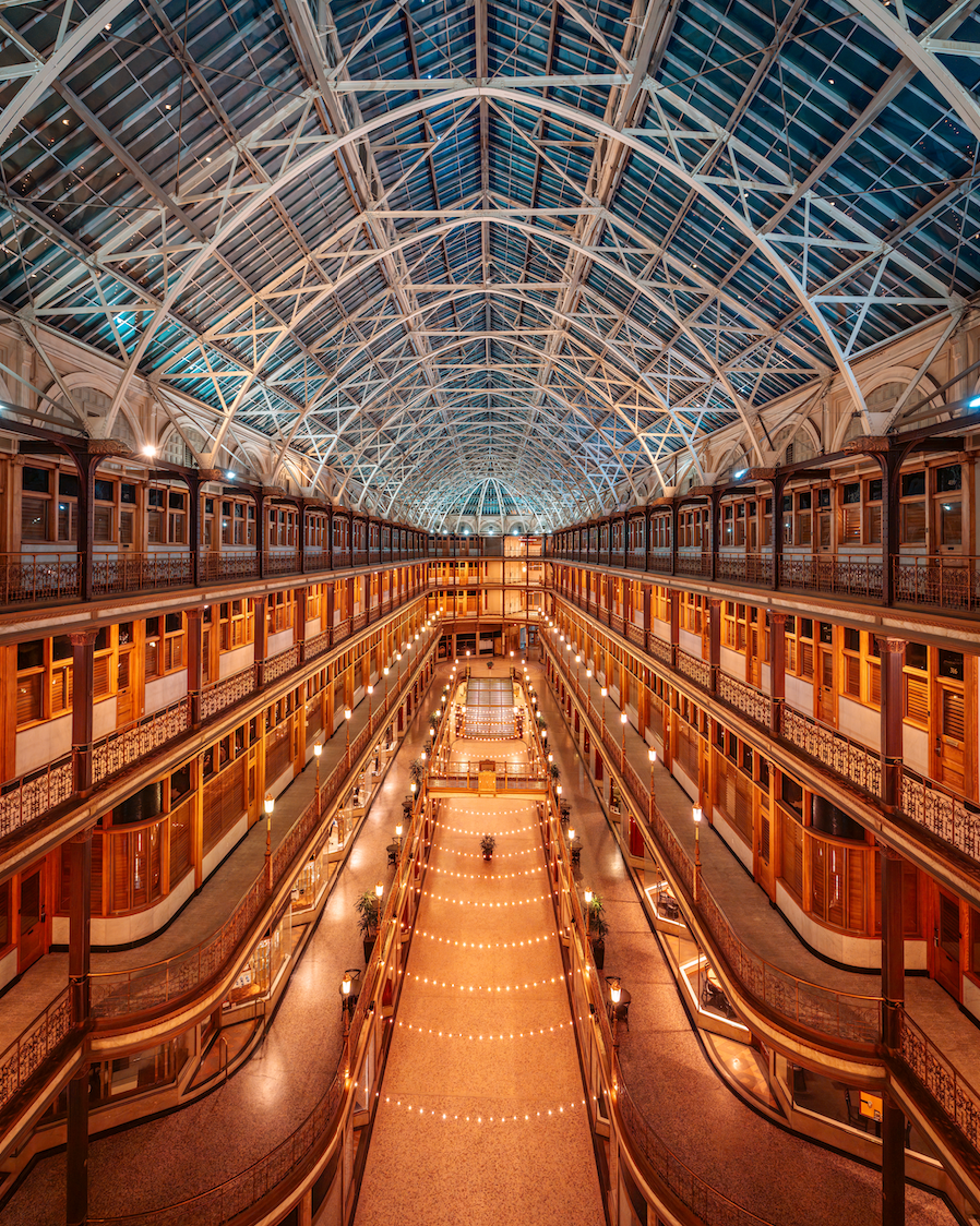 Historic Cleveland Arcade Views in Cleveland, Ohio