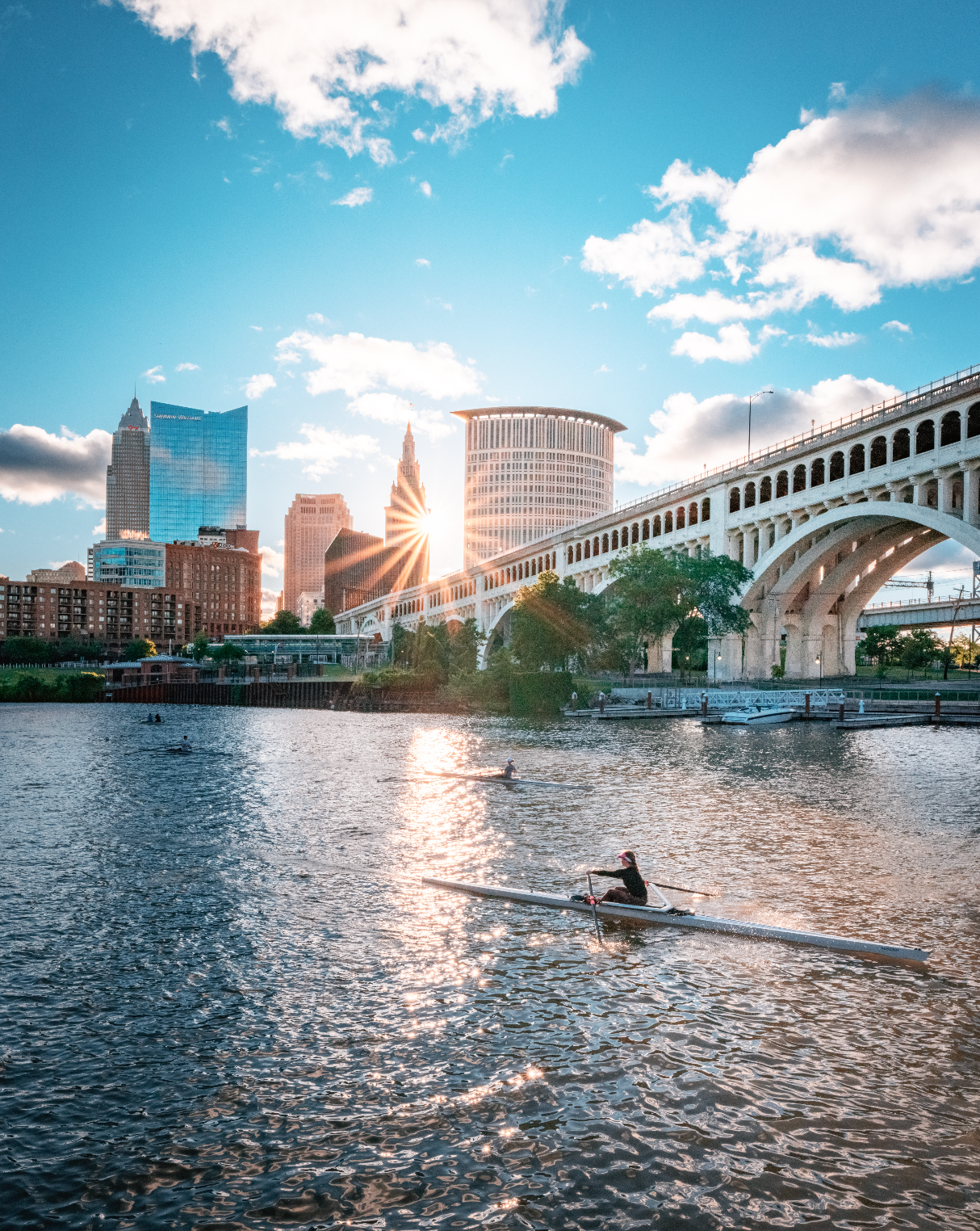 A Monday Row in Cleveland, Ohio