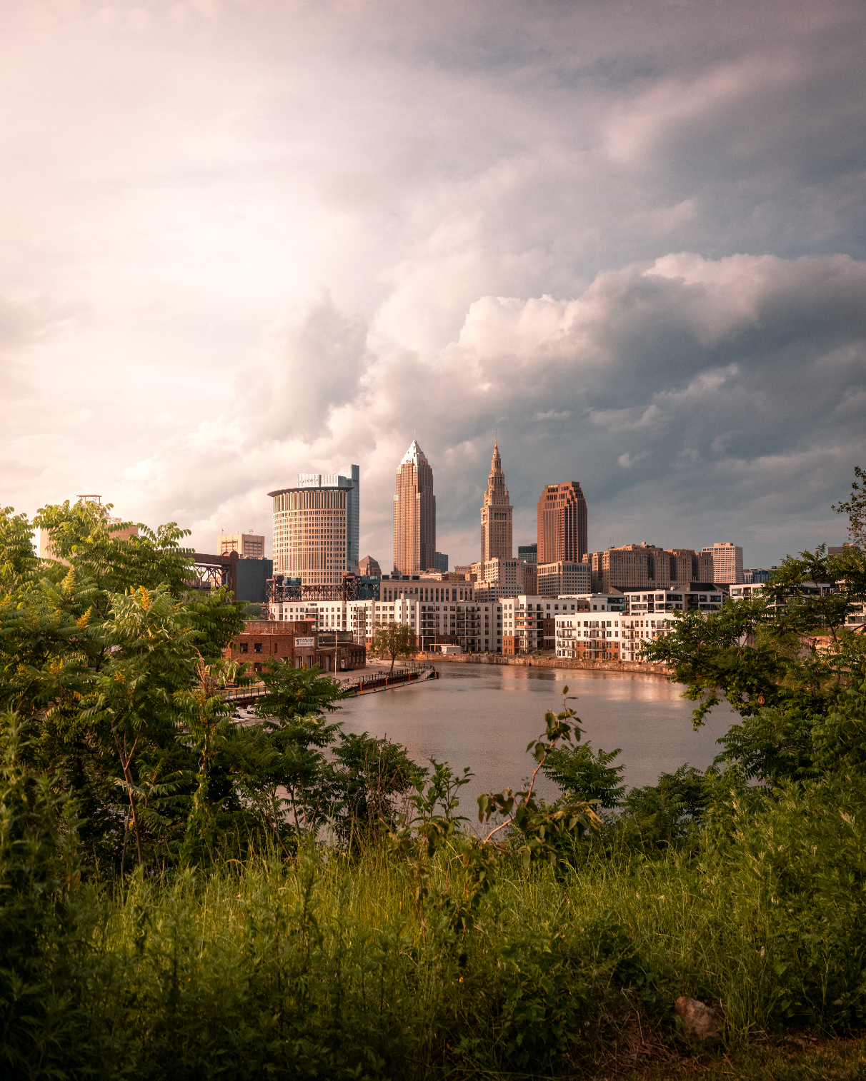 Cuyahoga River Frames in Cleveland, Ohio